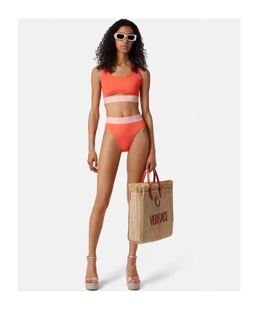 Cut-Out Detailing Bikini Top