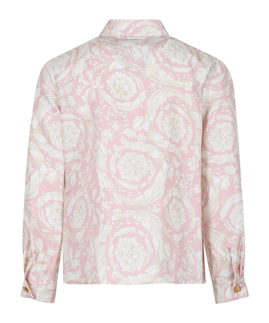 Barocco-Print Buttoned Shirt