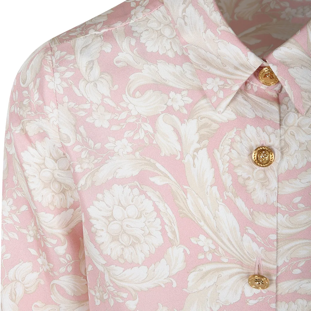 Barocco-Print Buttoned Shirt