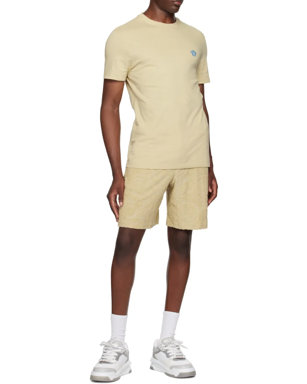 Medusa-Appliqué Cotton T-Shirt