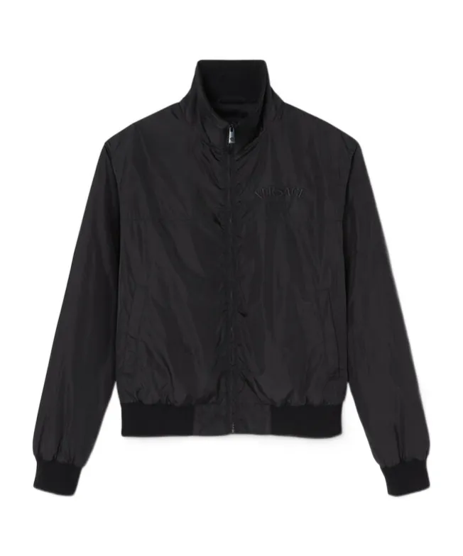 Logo-Embroidered Zipped Bomber Jacket
