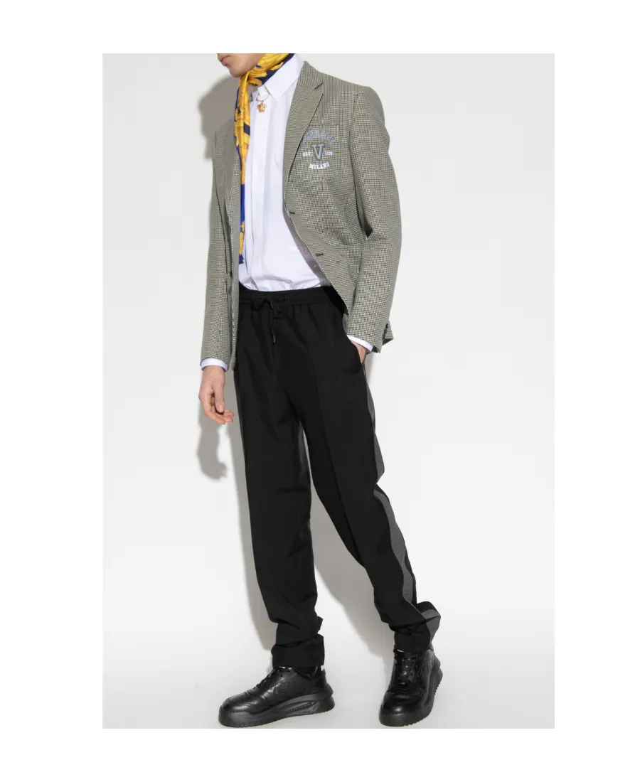 Side Stripe Drawstring Trousers