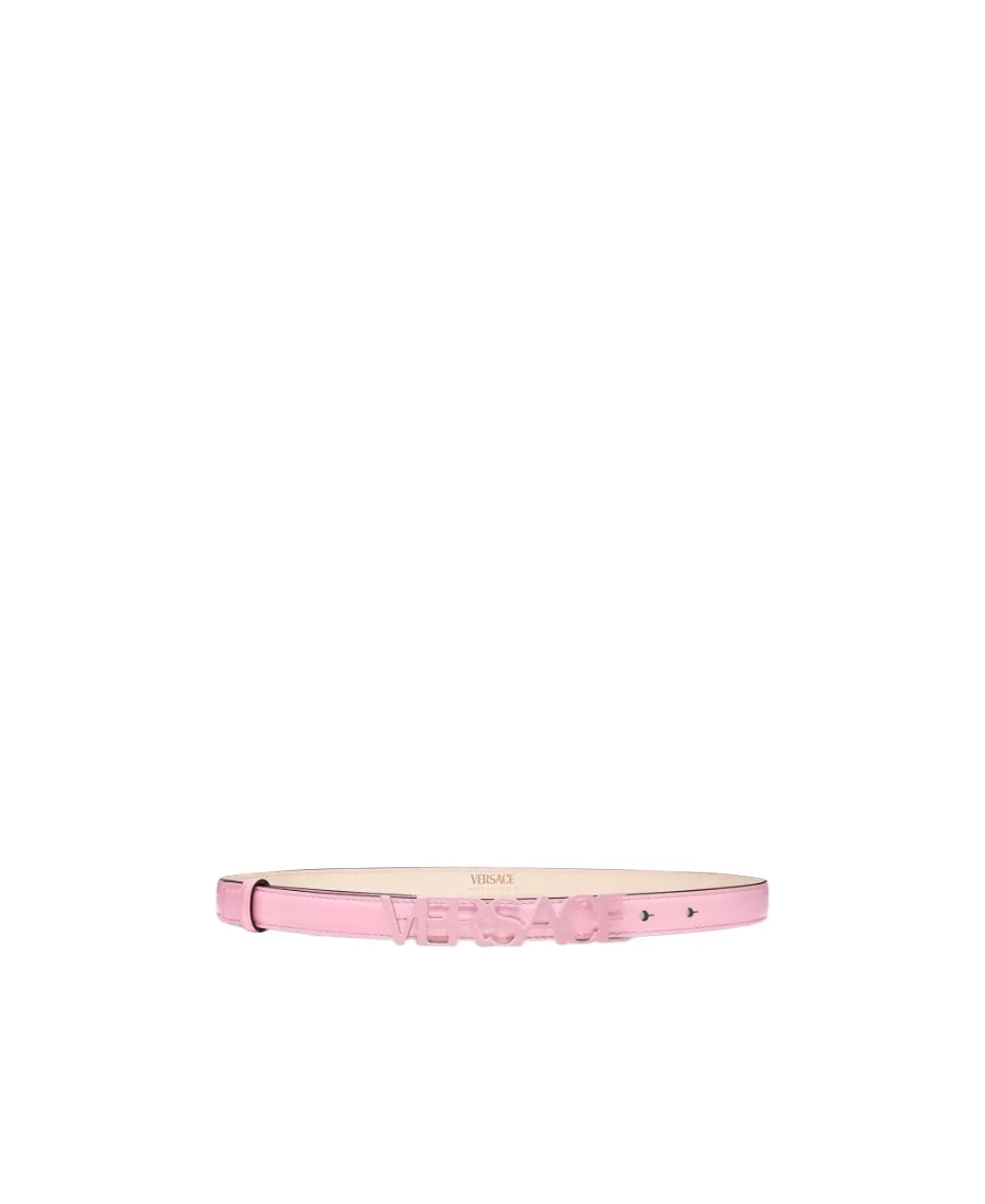 Logo-Embellished Thin Belt