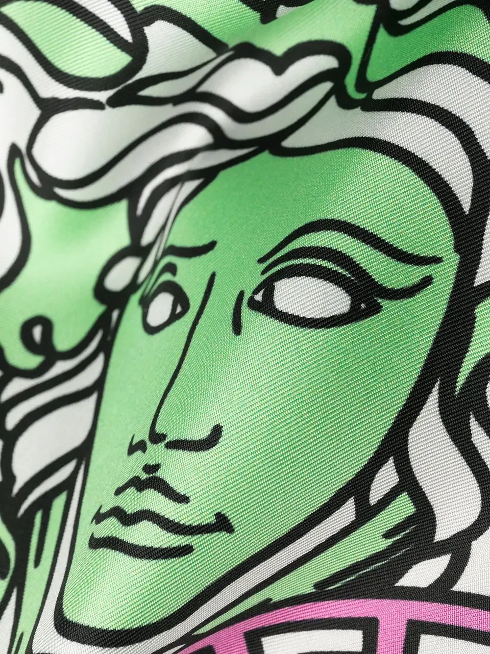 Medusa Head Silk Robe