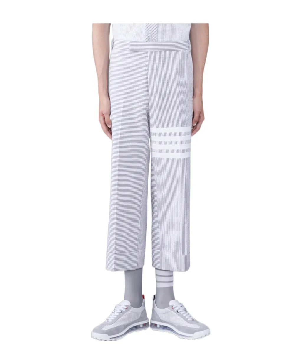 4-Bar Striped Tailored Trousers