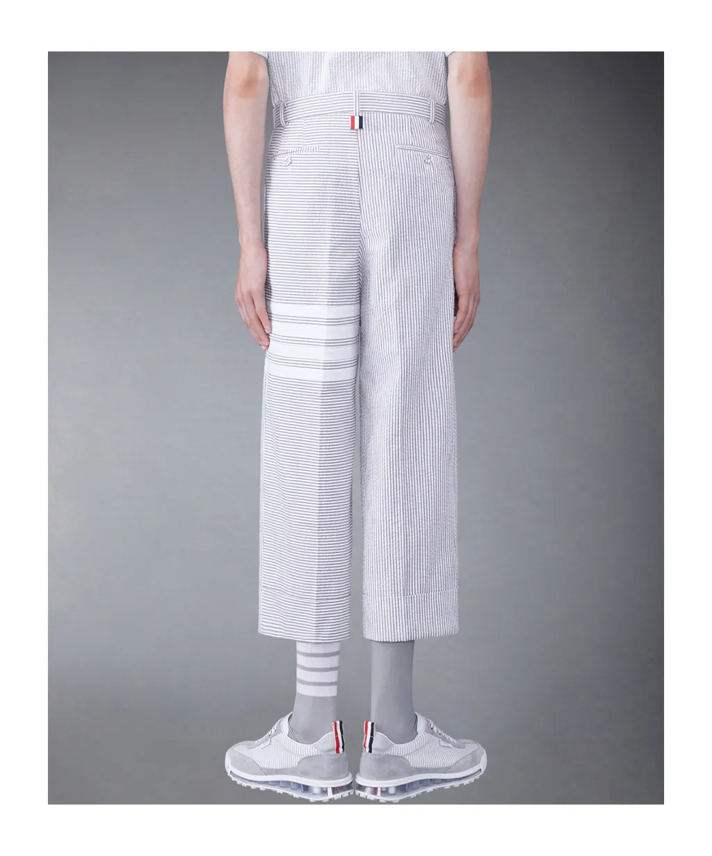 4-Bar Striped Tailored Trousers