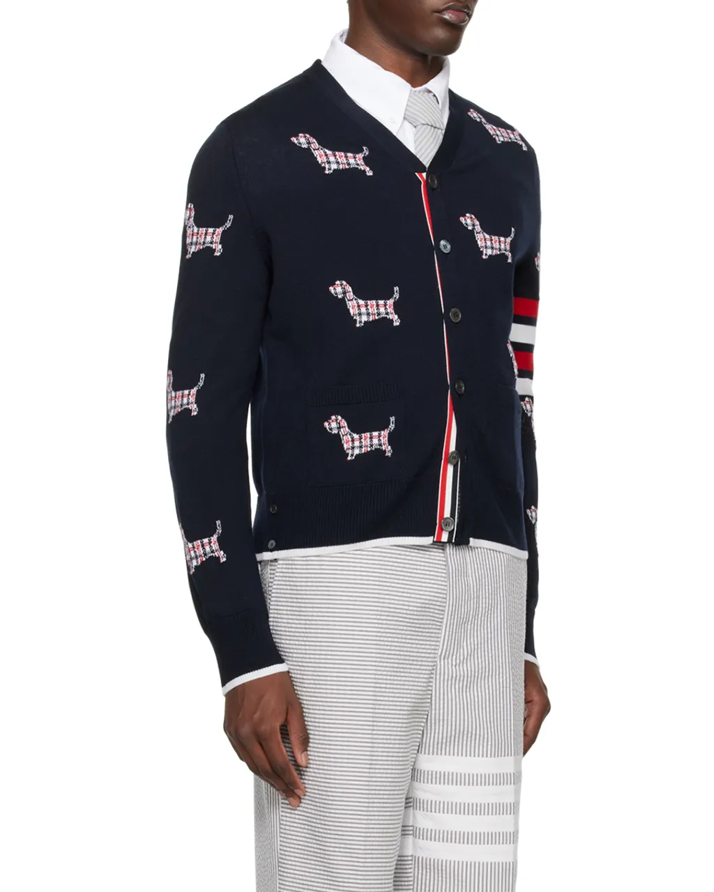 Hector 4-Bar Stripe Cardigan