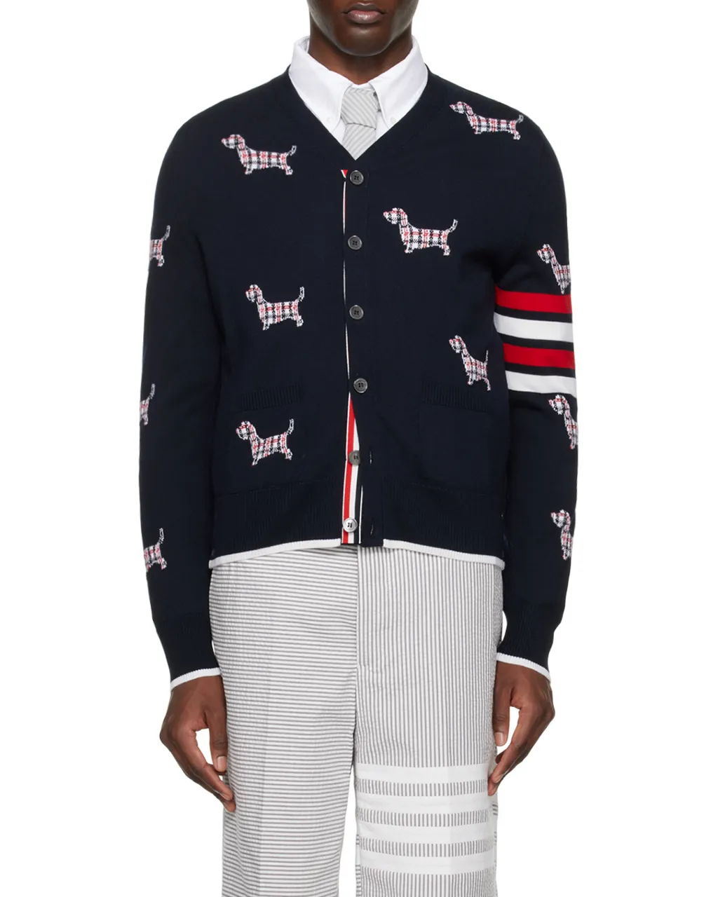 Hector 4-Bar Stripe Cardigan