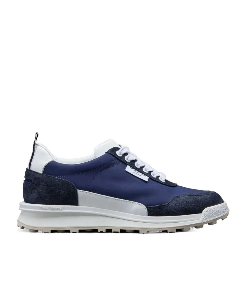Round-Toe Lace-Up Sneakers