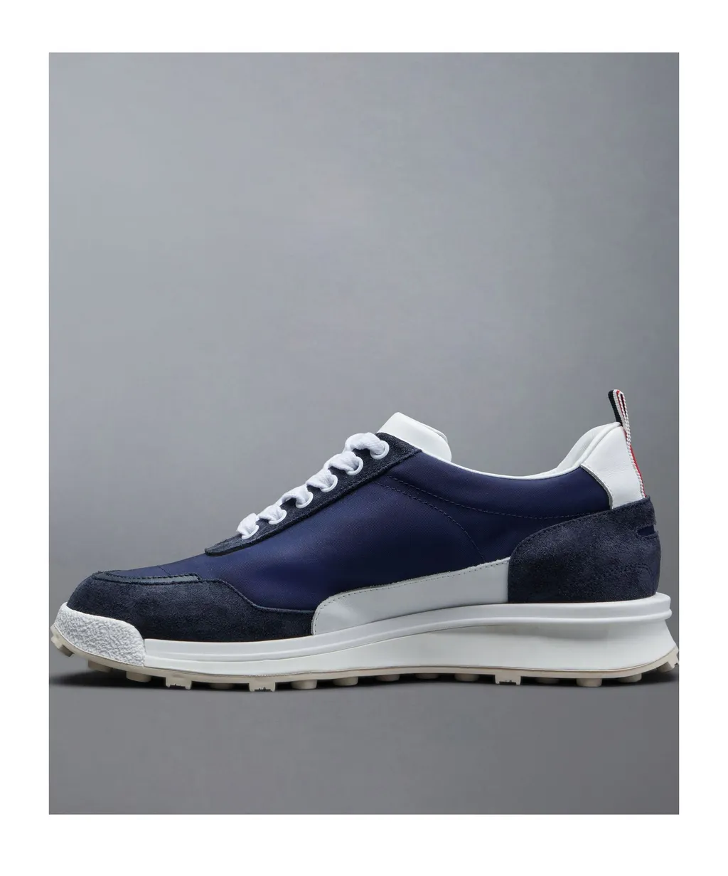 Round-Toe Lace-Up Sneakers