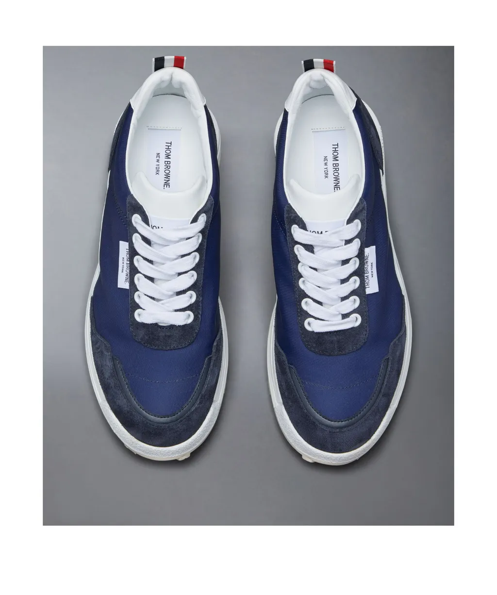 Round-Toe Lace-Up Sneakers