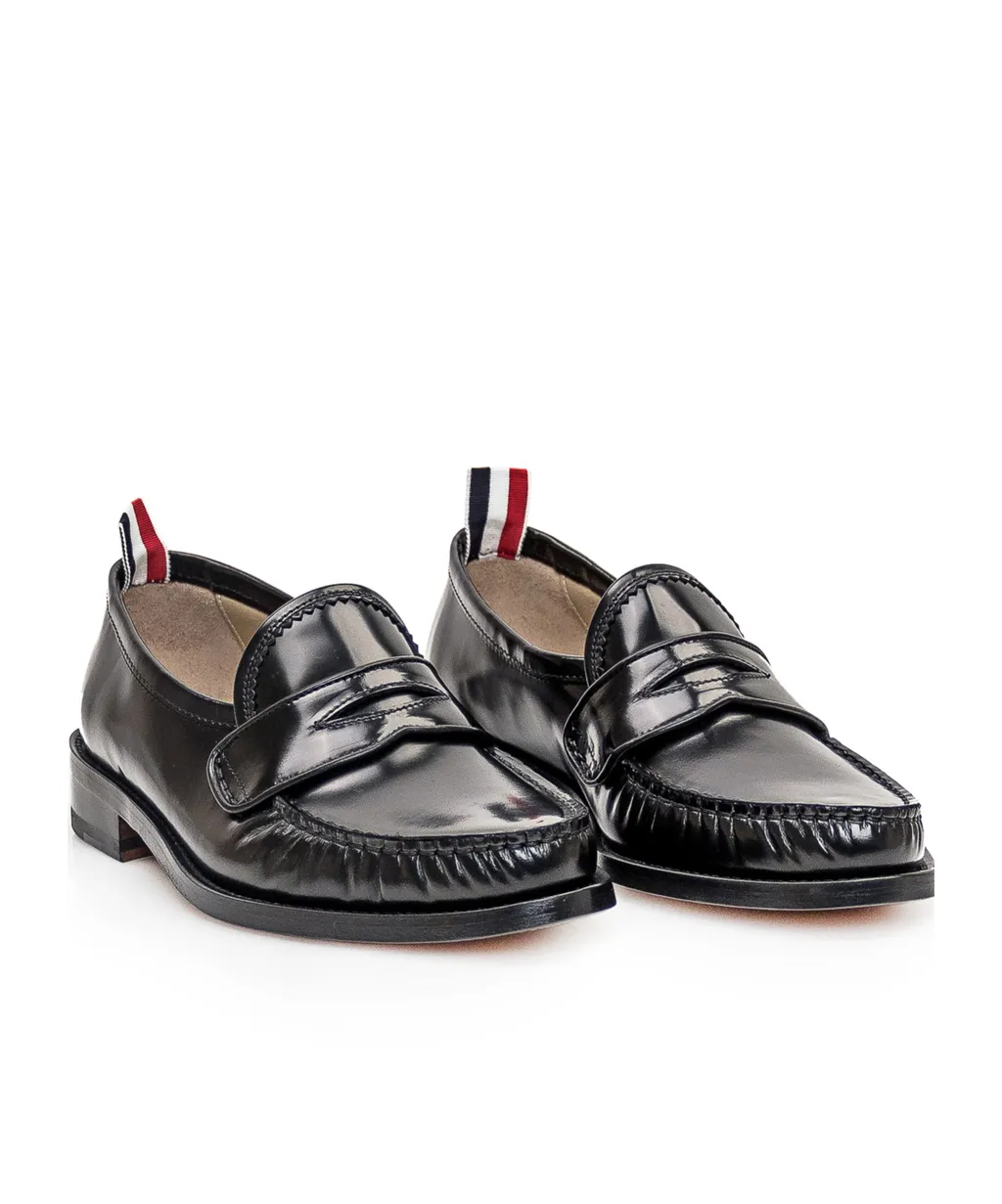 Ruched-Detail Slip-On Loafers