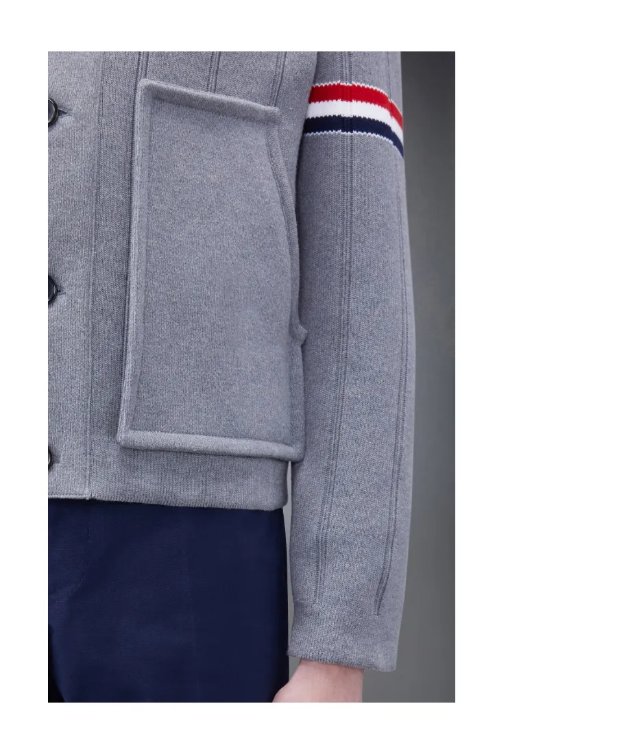 Fine-Ribbed Shirt Jacket