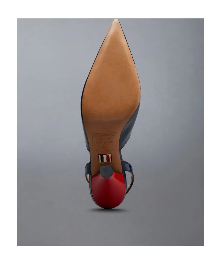 Curved-Heel 120Mm Leather Pumps