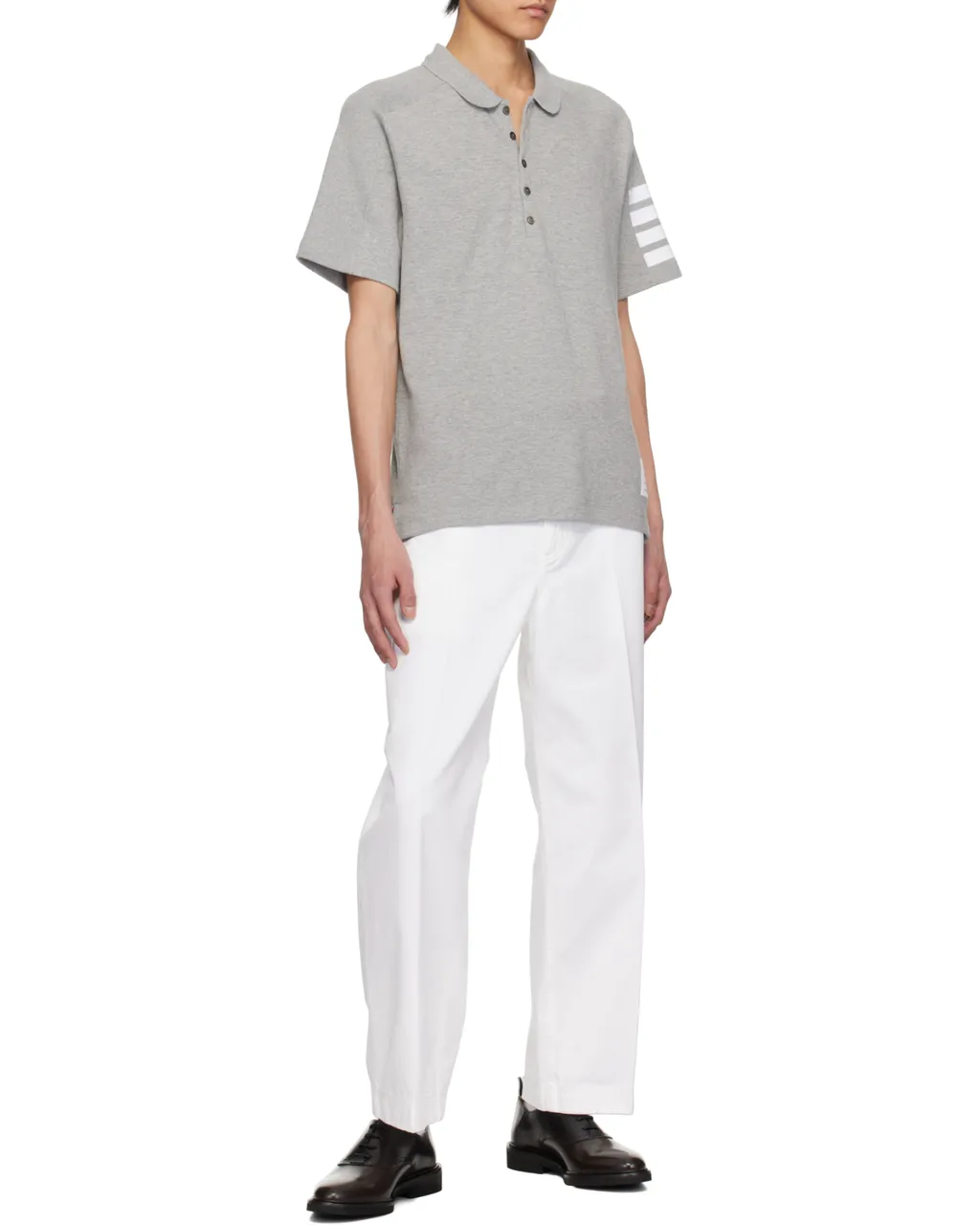 4-Bar Short Sleeve Polo Shirt