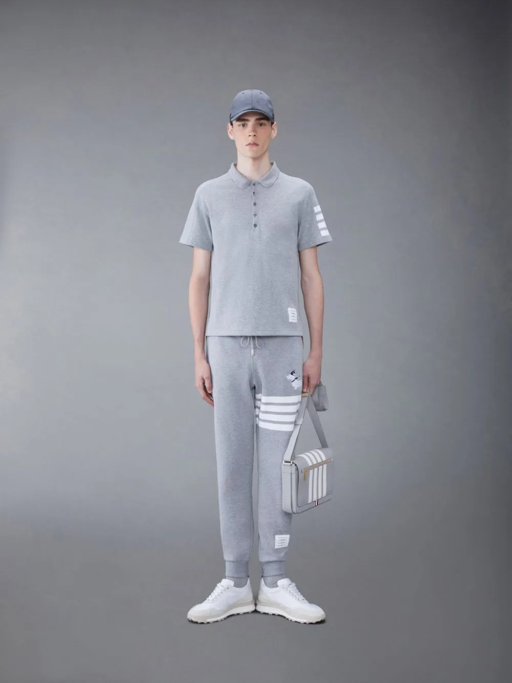 4-Bar Short Sleeve Polo Shirt