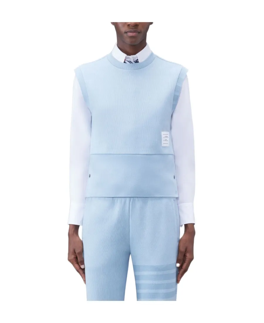 Double Face Knit 4-Bar Shell Top
