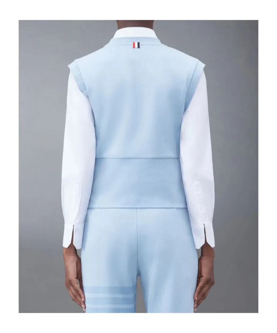 Double Face Knit 4-Bar Shell Top