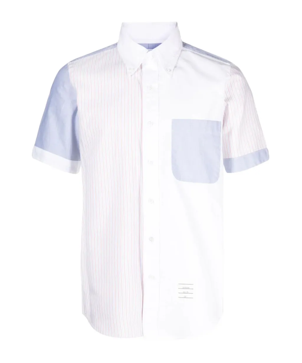 Panelled Short-Sleeve Shirt