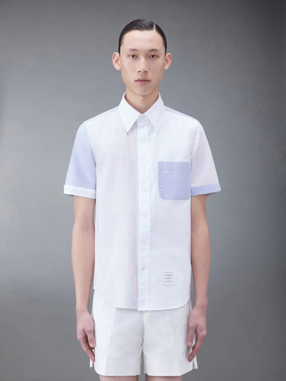 Panelled Short-Sleeve Shirt