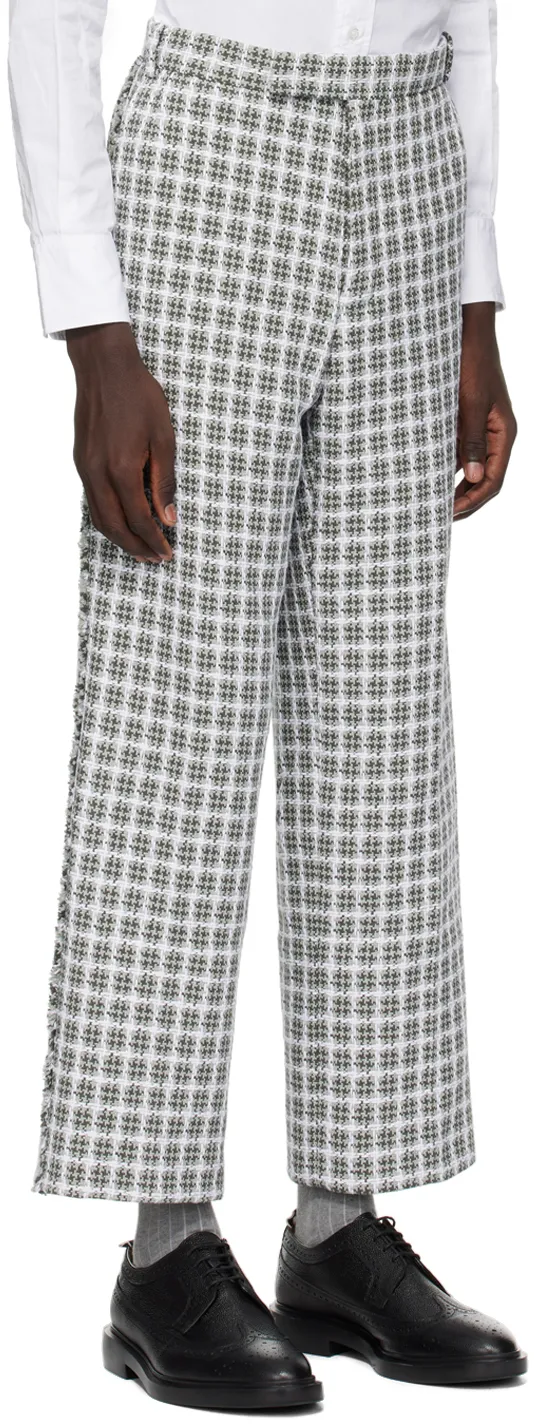 Checked Tailored Trousers
