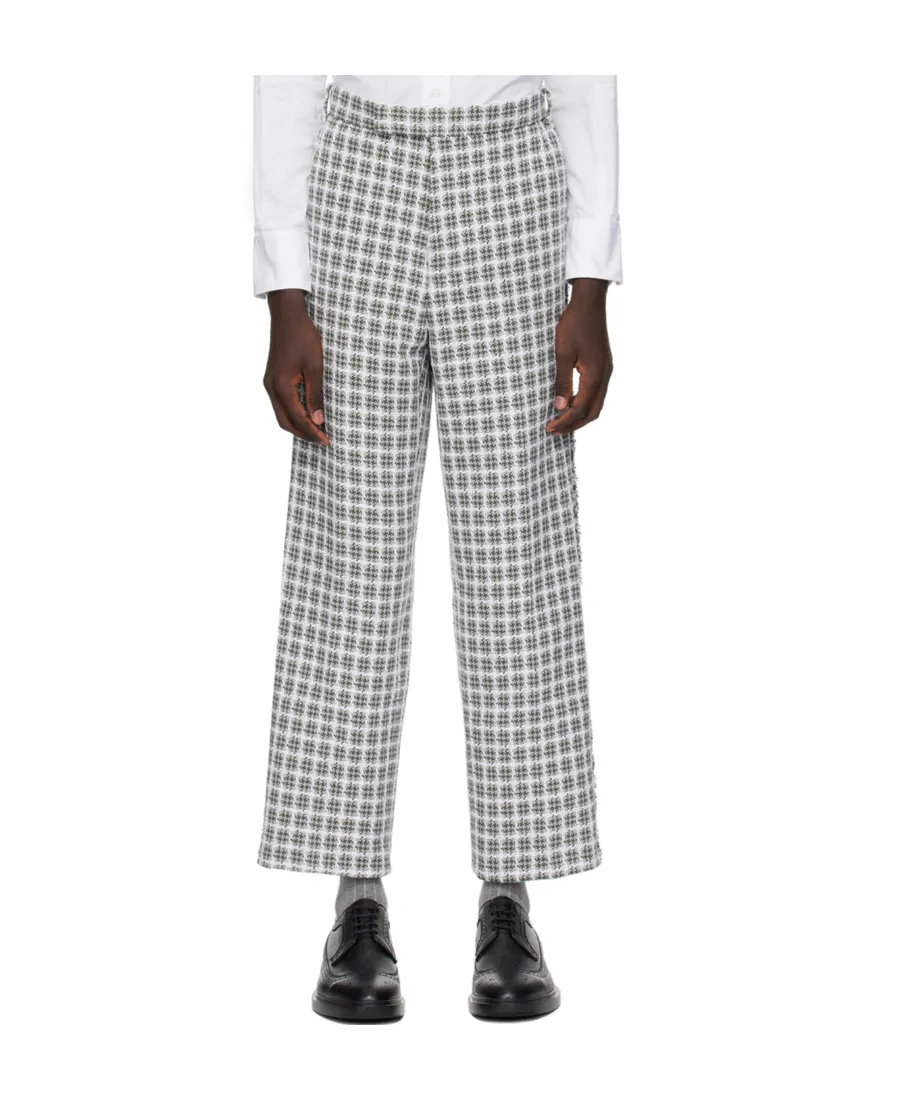 Checked Tailored Trousers
