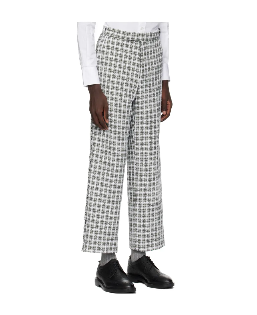 Checked Tailored Trousers