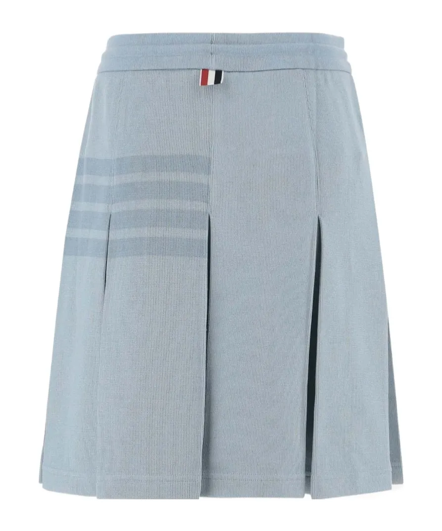 Drawstring Pleated Skirt