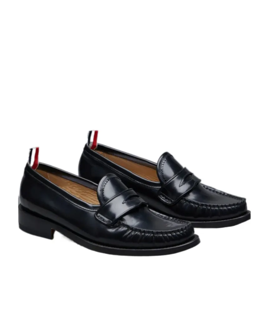 Varsity Slip-On Penny Loafers