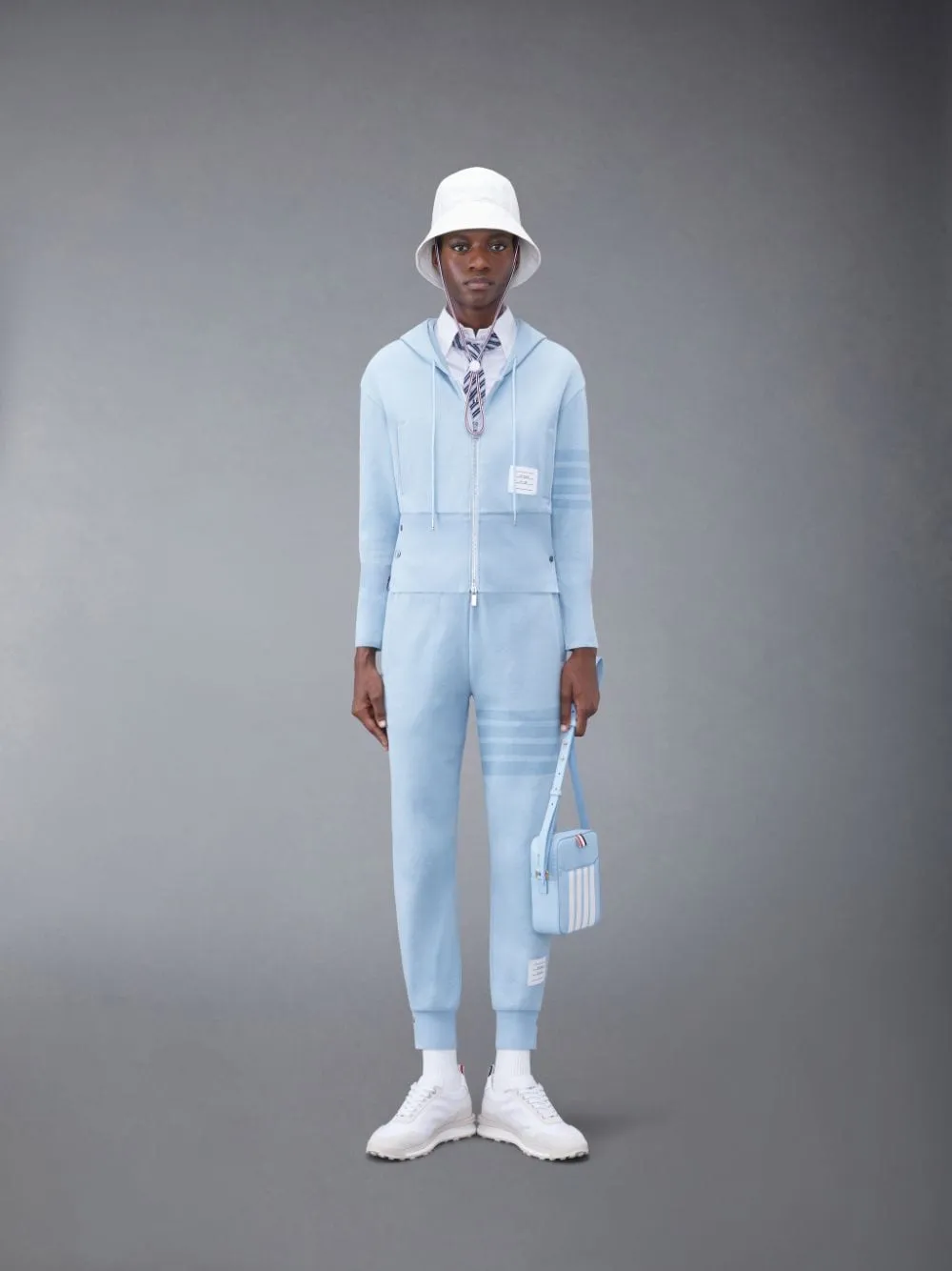 4-Bar Drawstring Track Pants