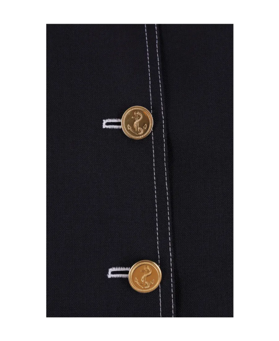 Rwb-Detail Crewneck Cropped Jacket