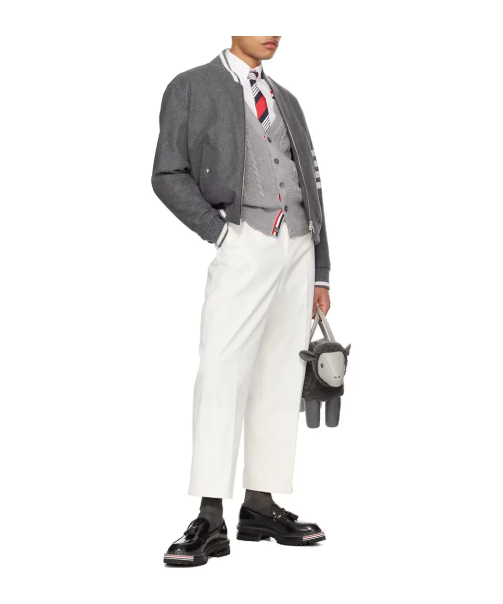 Straight Leg Tailored Trousers