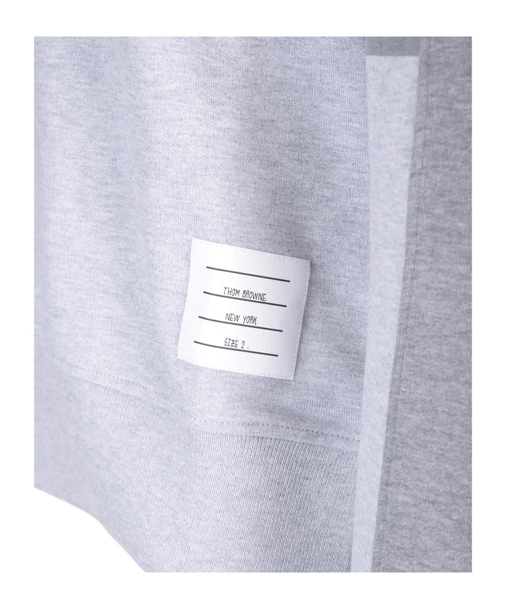4-Bar Striped Crewneck Sweatshirt