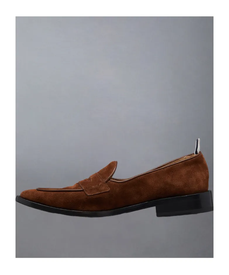 Rwb Striped Varsity Penny Loafers