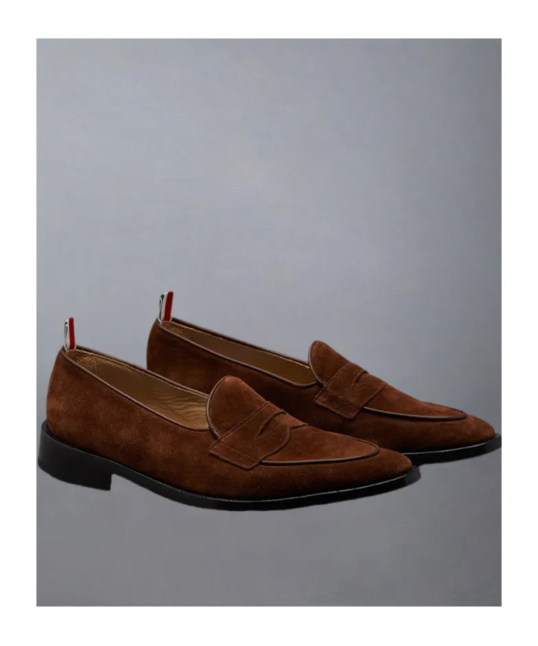 Rwb Striped Varsity Penny Loafers