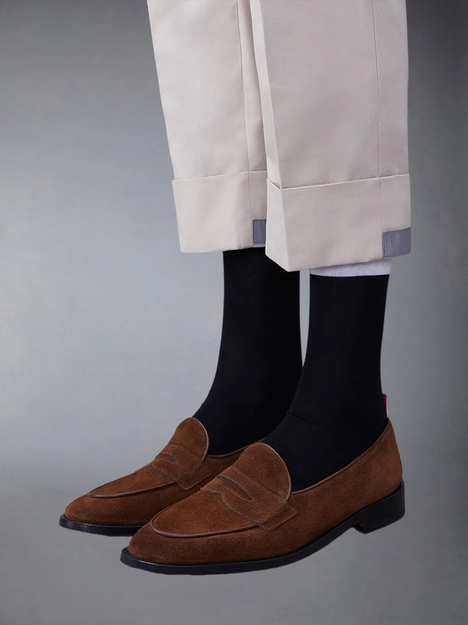 Rwb Striped Varsity Penny Loafers