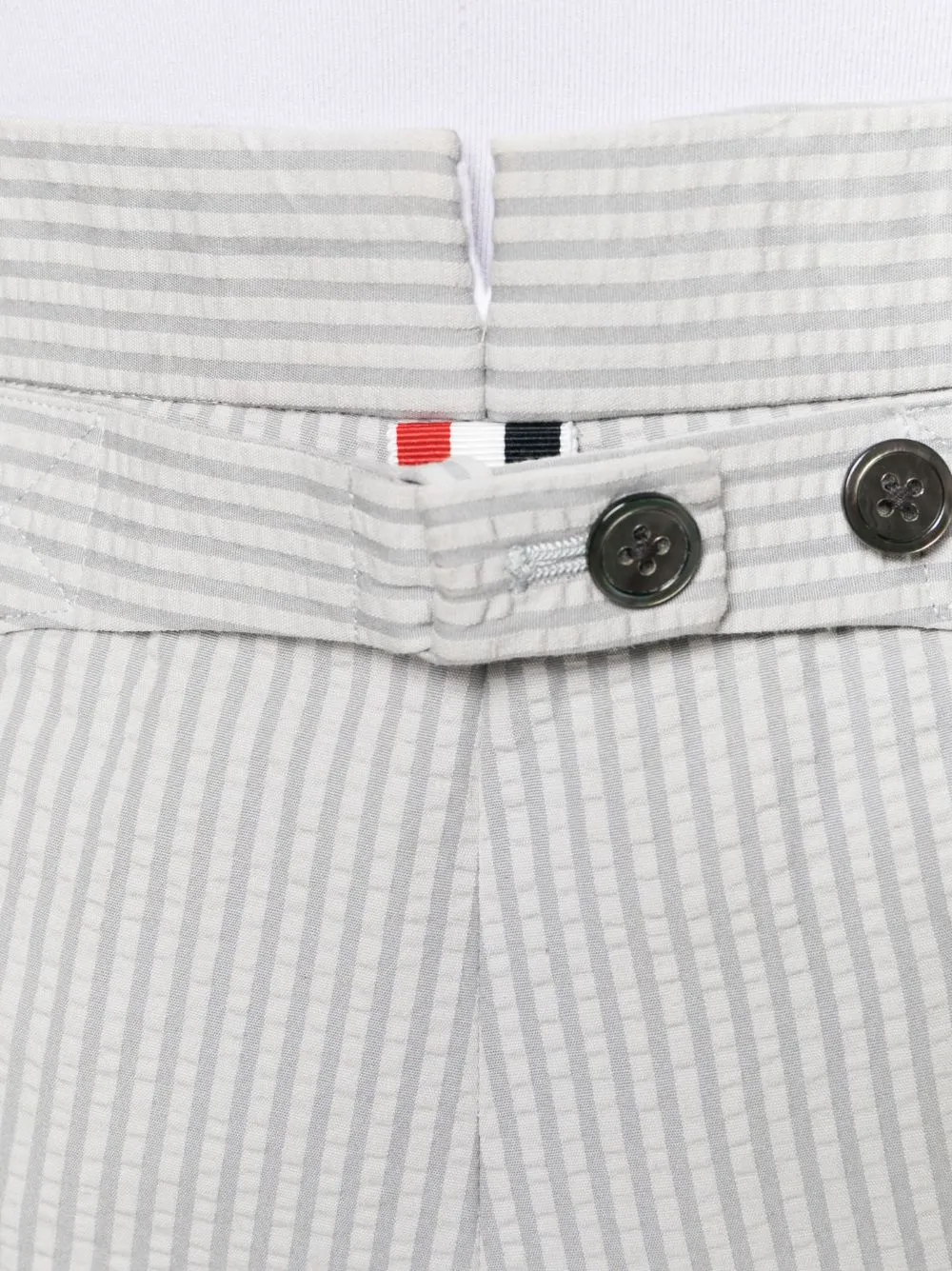 Low-Rise Stripe-Pattern Tailored Trousers