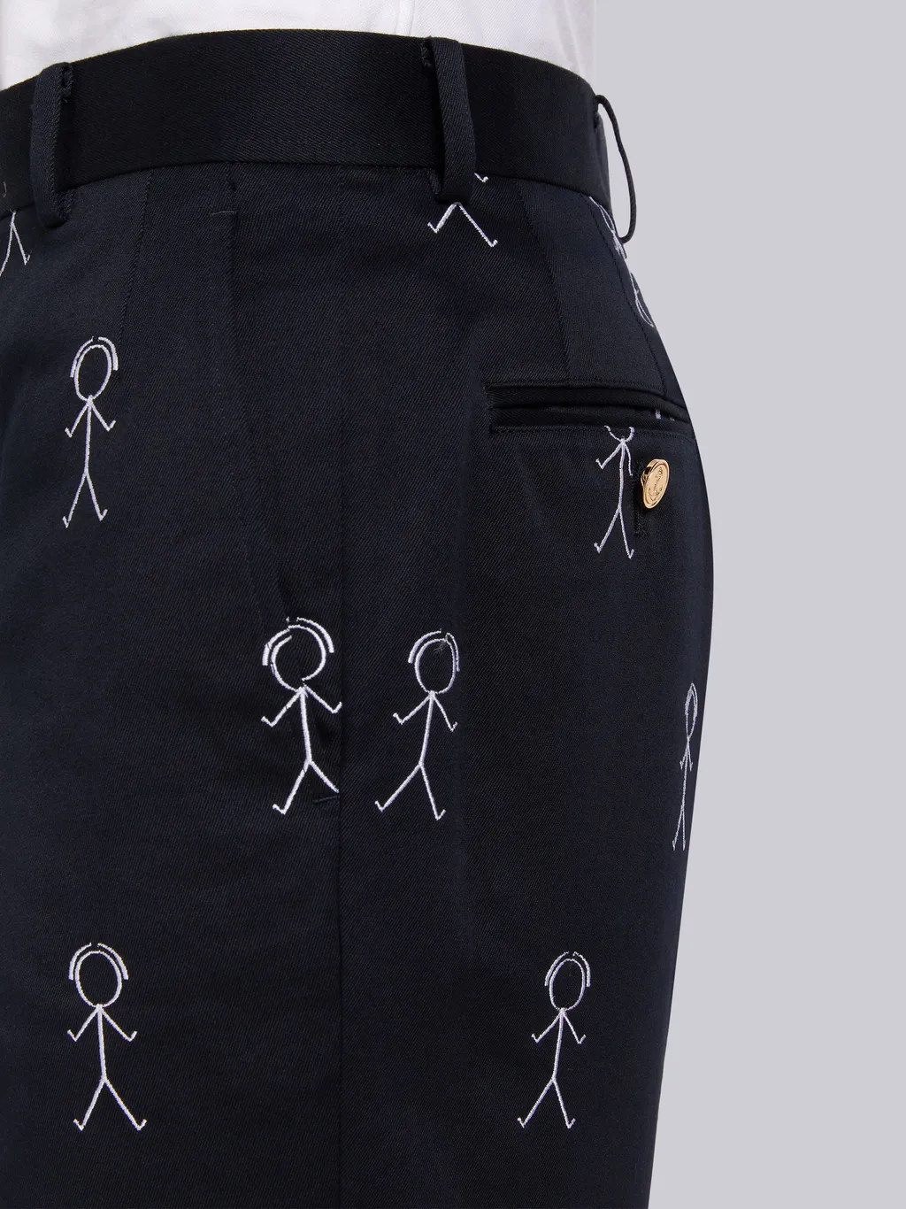 Logo Details Casual Pants
