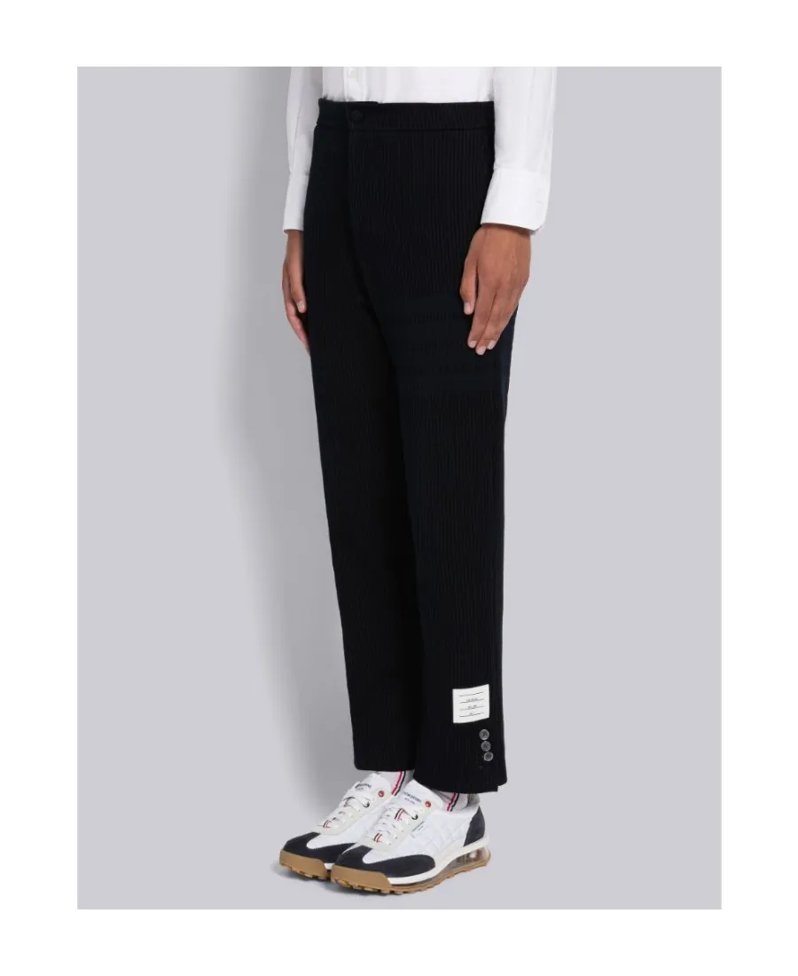 Cropped Pinstripe Trousers