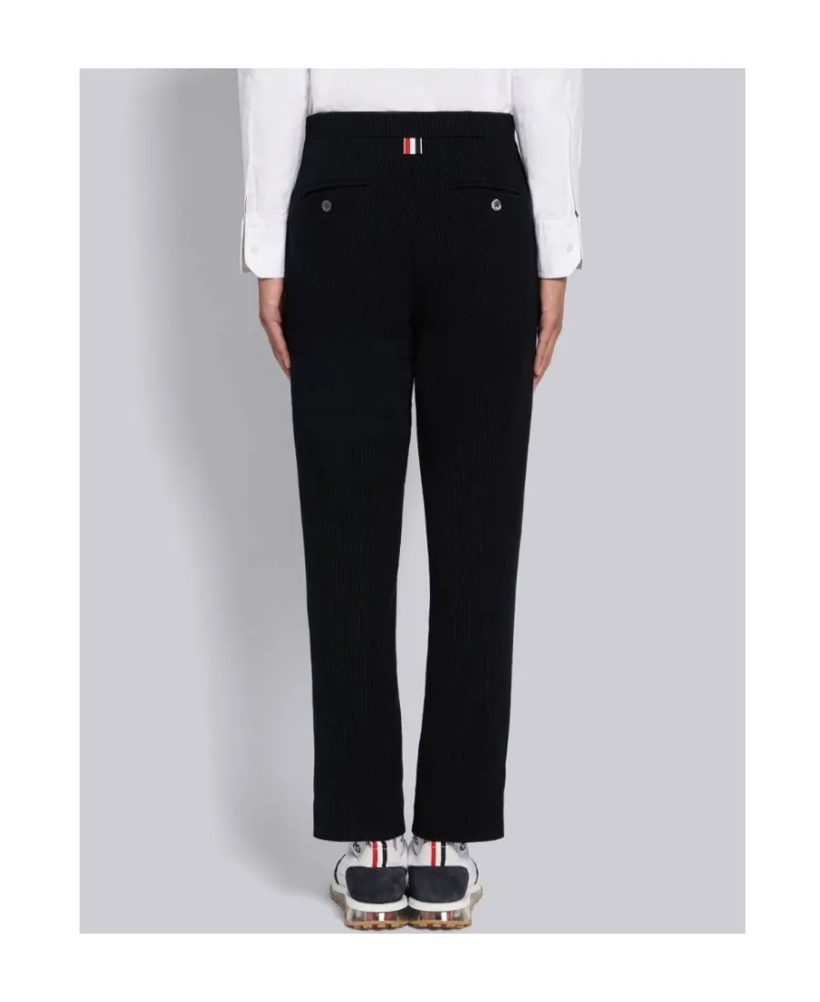 Cropped Pinstripe Trousers