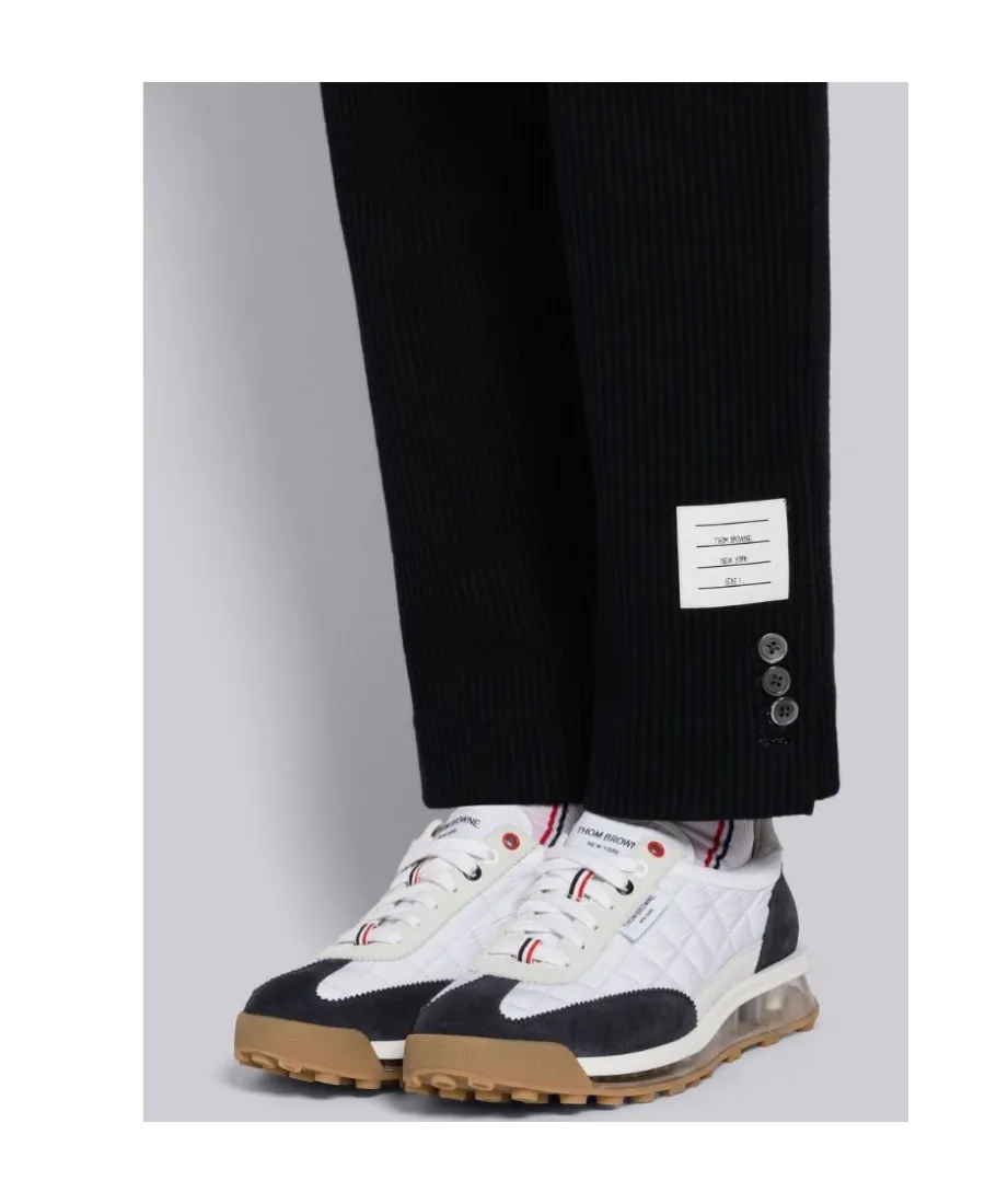 Cropped Pinstripe Trousers