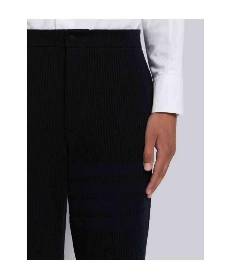 Cropped Pinstripe Trousers