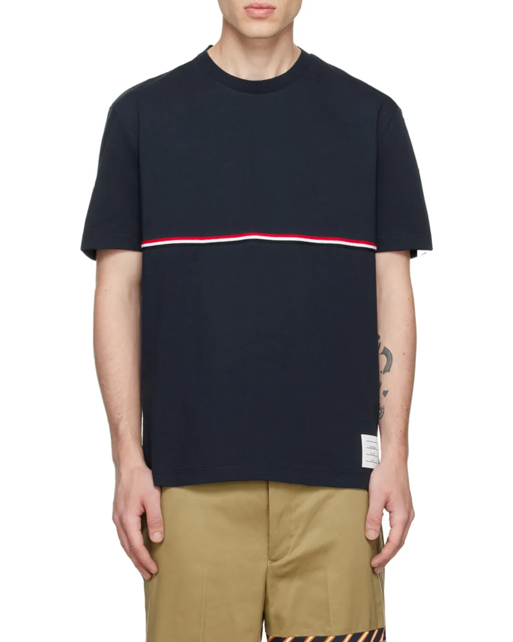 Rwb Striped Crewneck T-Shirt