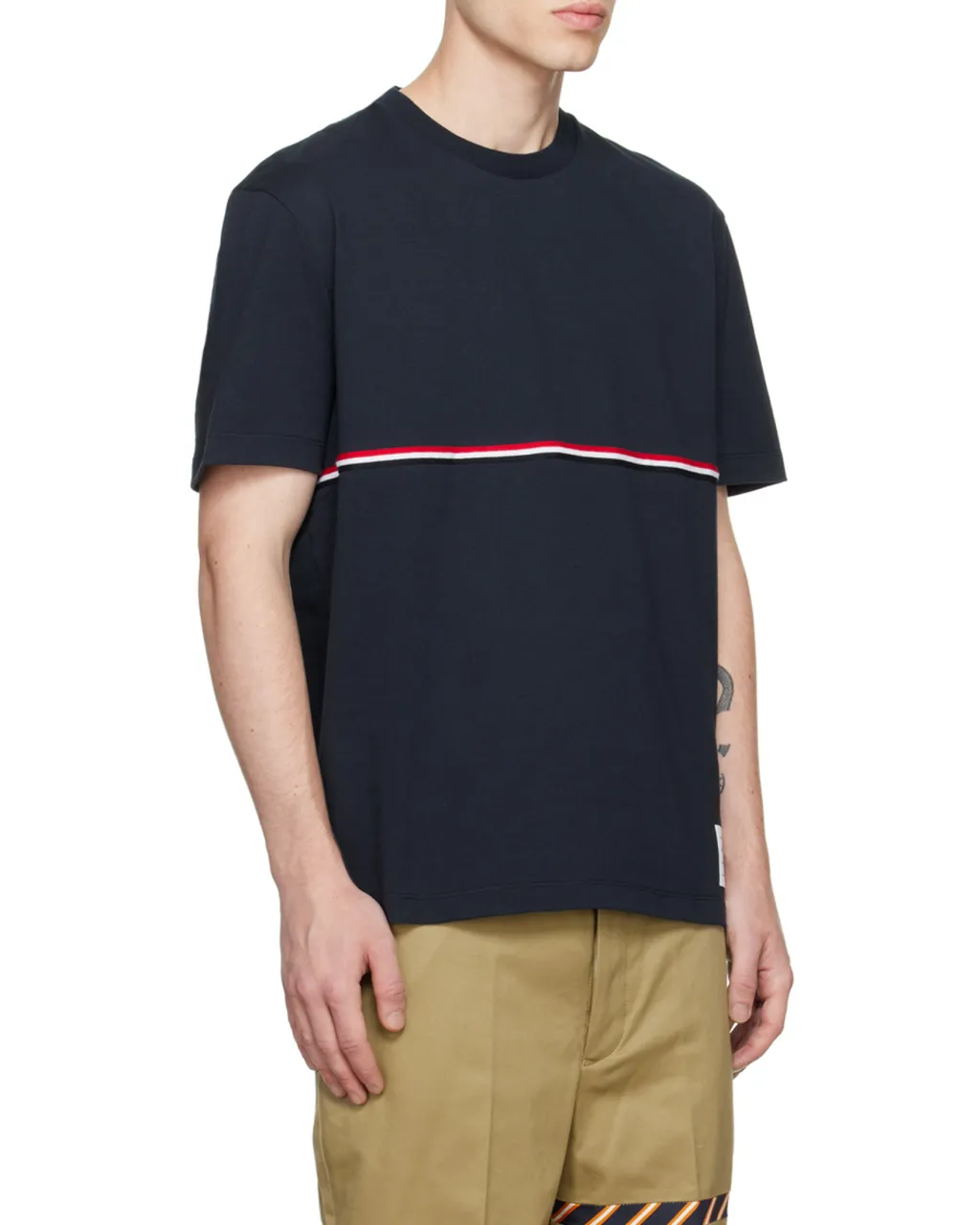 Rwb Striped Crewneck T-Shirt