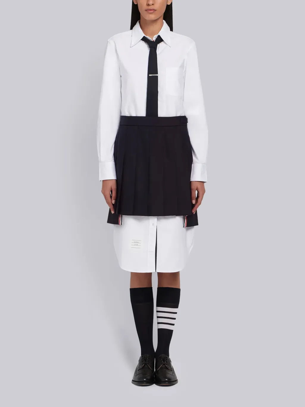 Pleated Mini Skirt