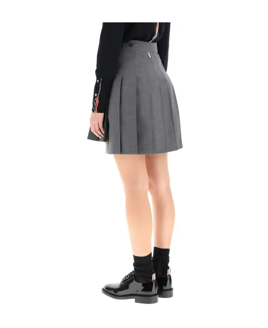 Pleated Mini Skirt