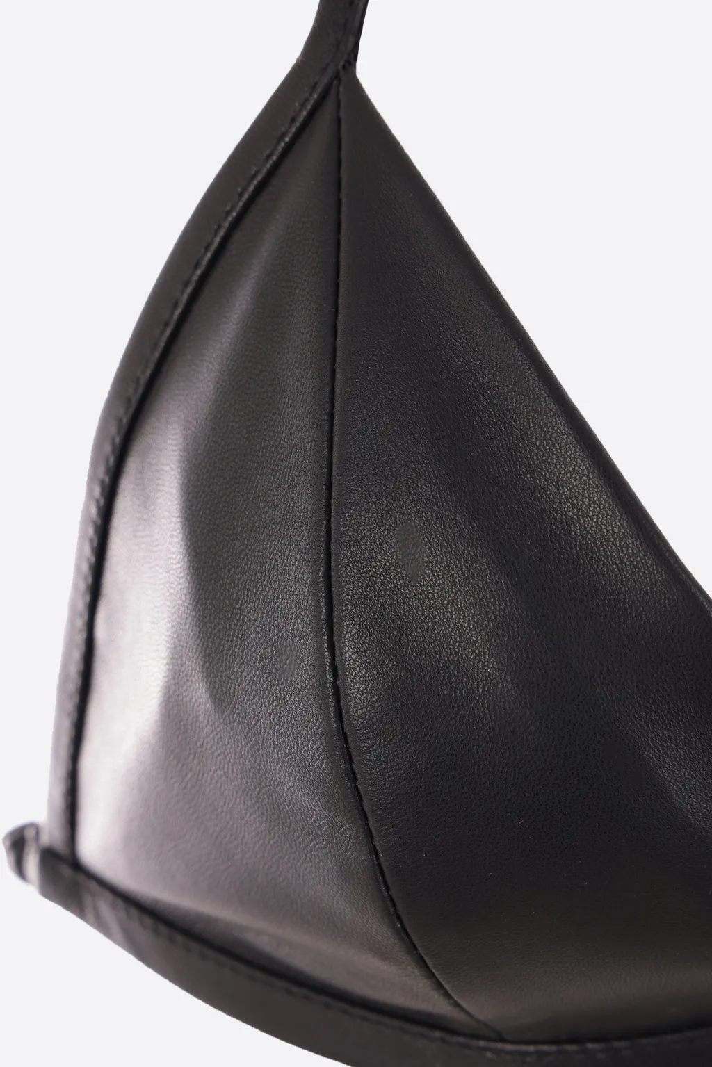 Halterneck Leather Top