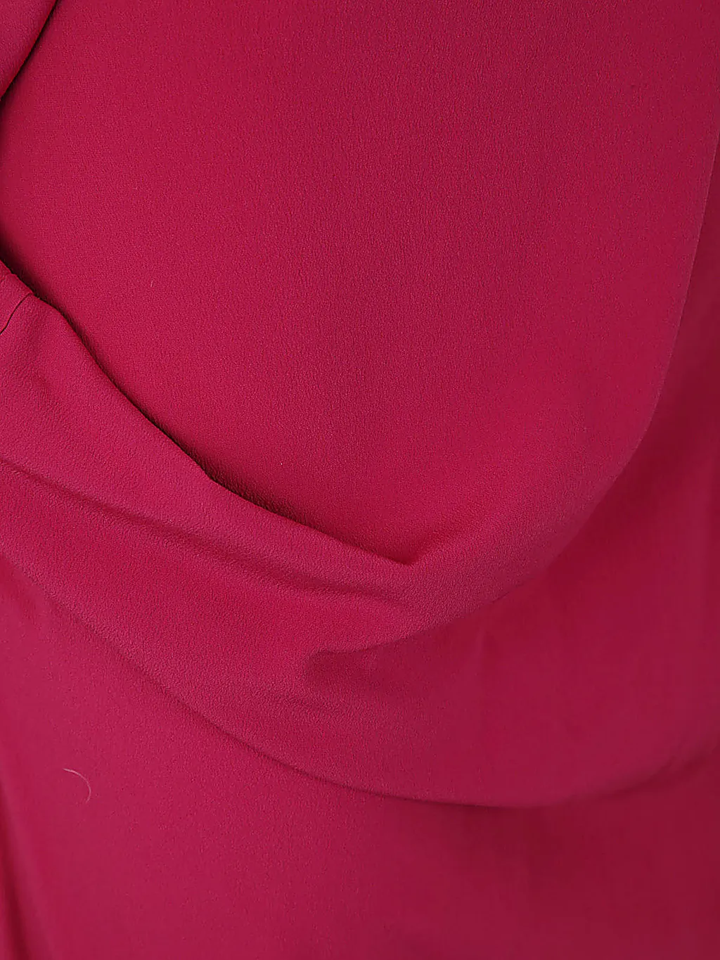 Asymmetric Crewneck Maxi Dress