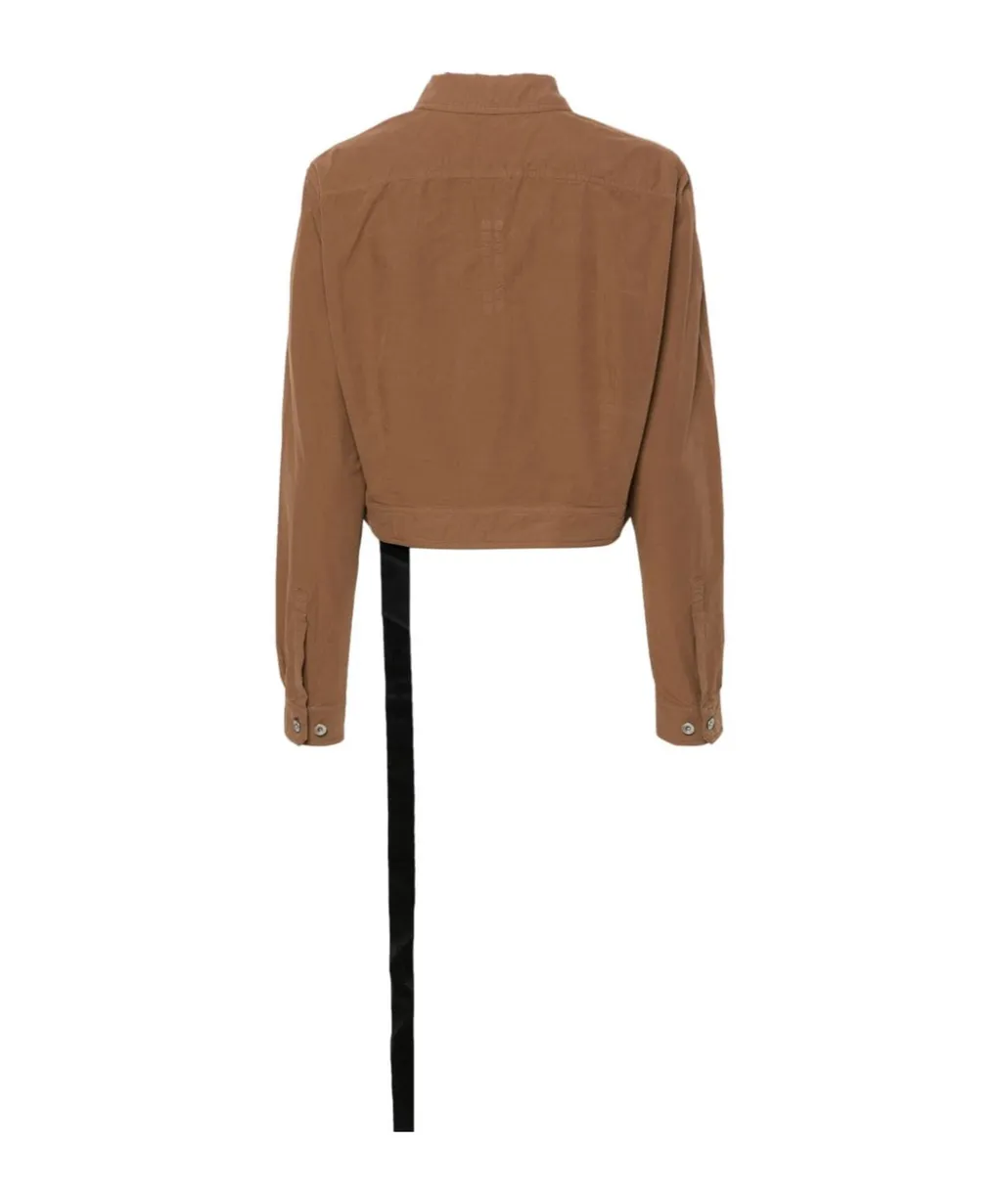 Cut-Out Cropped Jacket
