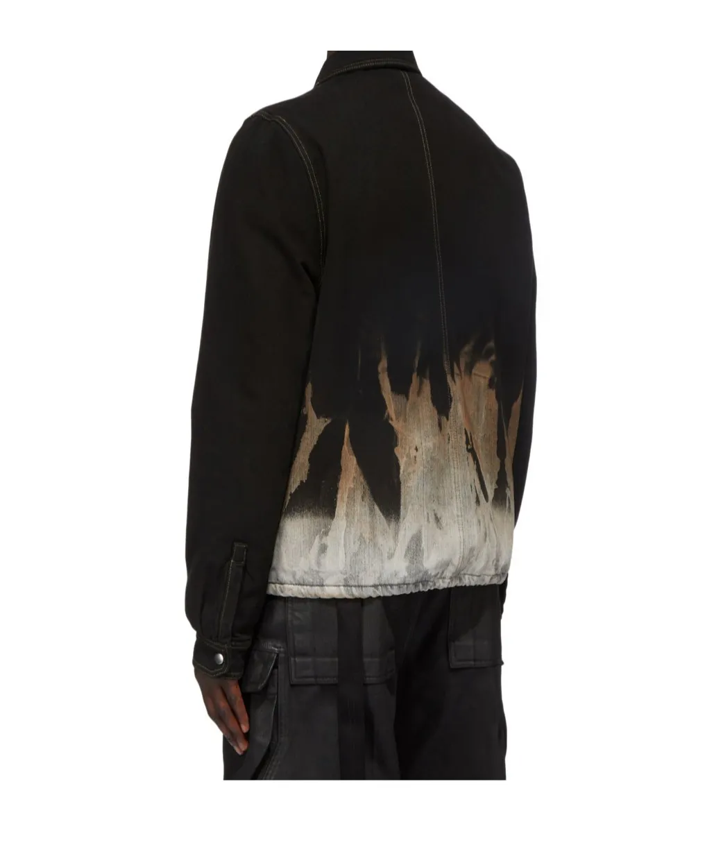 Tie-Dye Printed Zip-Up Jacket